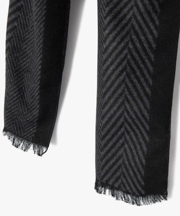 Écharpe fine à motif chevrons homme vue4 - GEMO (ACCESS) - GEMO
