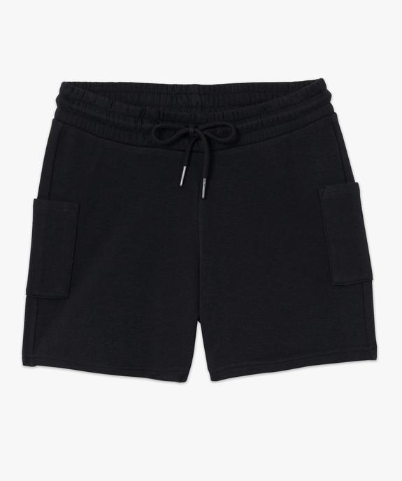 Short femme en maille avec ceinture élastiquée vue4 - GEMO(FEMME PAP) - GEMO