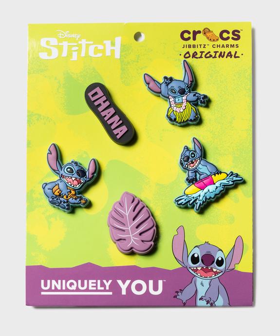Clips Jibbitz (lot de 5) - Crocs X Stitch Disney vue1 - CROCS - GEMO