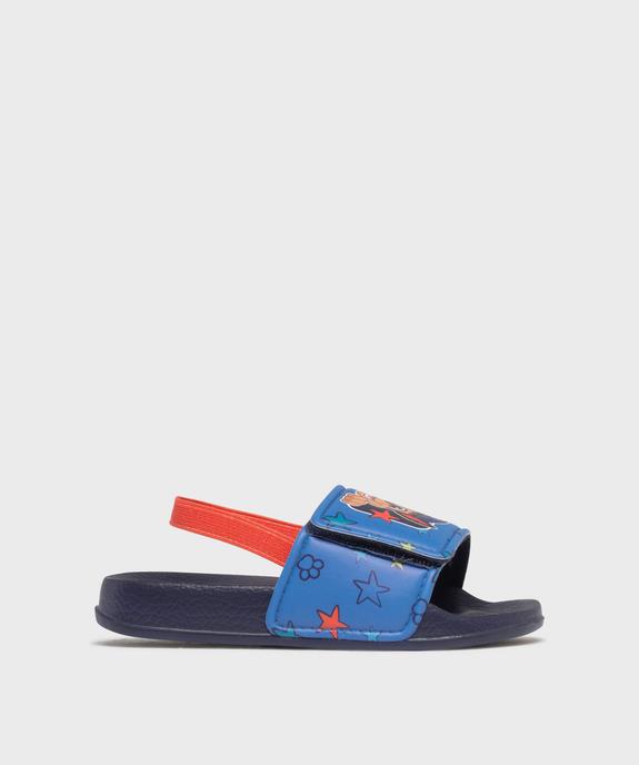 Mules de piscine à brides élastique et scratch garçon - La Pat'Patrouille vue1 - PAT PATROUILLE - GEMO