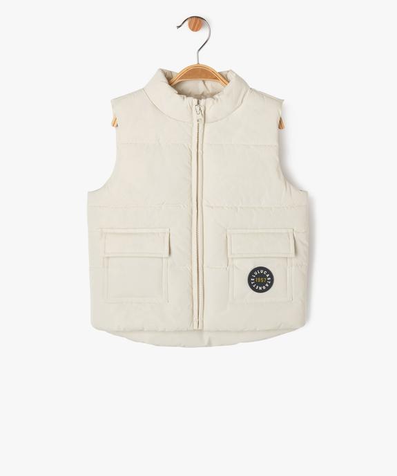 Blouson matelassé sans manches bébé garçon - LuluCastagnette vue2 - LULUCASTAGNETTE - GEMO