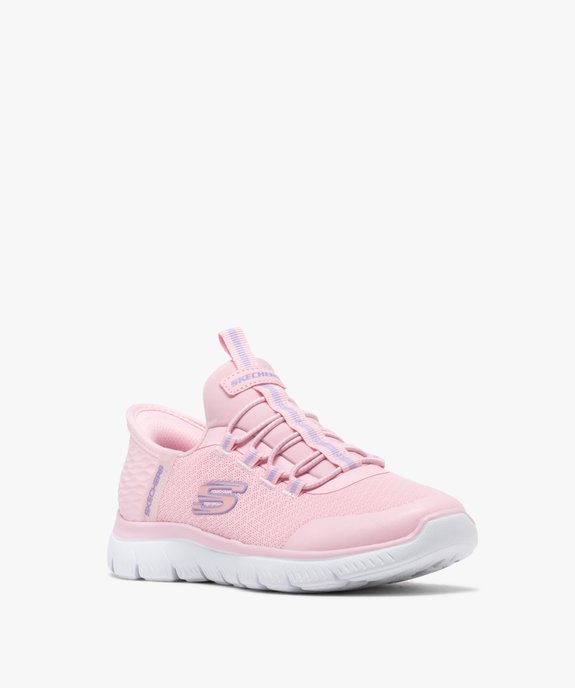 Baskets fille en mesh et à enfiler Slip ins Summits - Skechers vue2 - SKECHERS - GEMO
