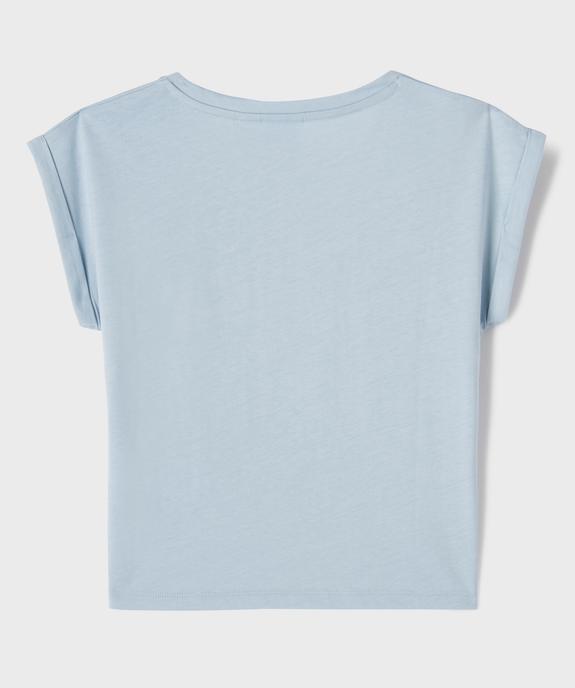 Tee-shirt manches courtes loose imprimé fille - Cinnamoroll  vue3 - CINNAMOROLL - GEMO