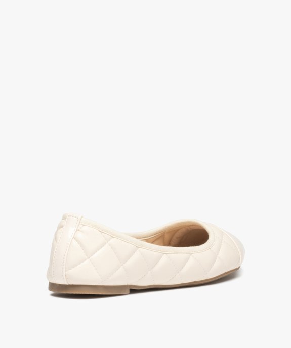 Ballerines femme avec effet matelassé et bout verni vue4 - VALENTINA BALDA - GEMO