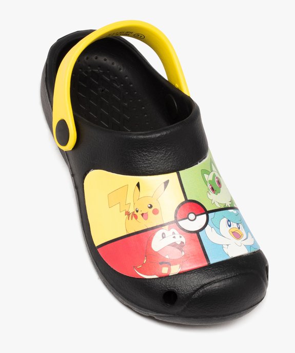 Sabots souples garçon dessus imprimé à bride talon mobile - Pokemon vue5 - POKEMON - GEMO