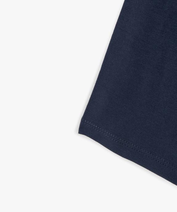 Legging court cycliste uni fille vue5 - GEMO 4G FILLE - GEMO