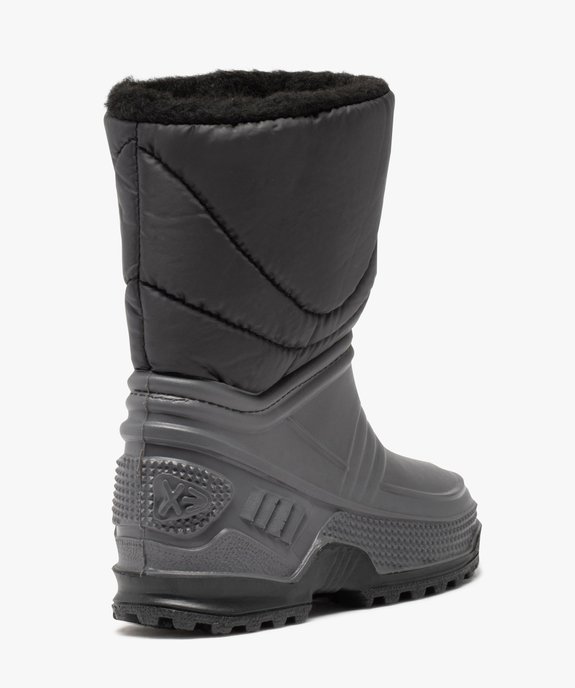 Bottes de neige garçon à tige matelassée vue4 - GEMO (EQUIPT) - GEMO