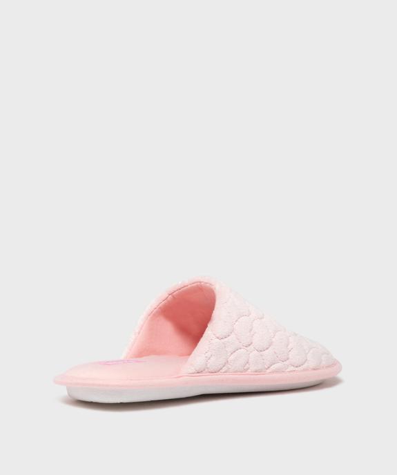 Chaussons mules en velours femme - Hello Kitty vue4 - HELLO KITTY - GEMO