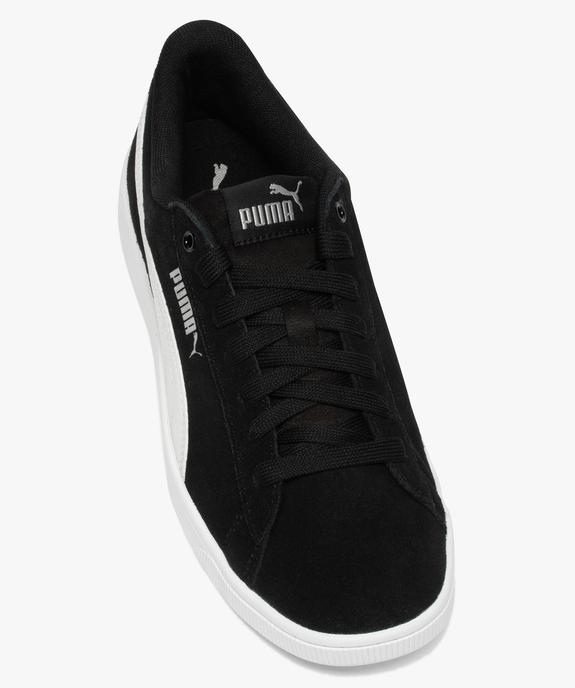 Baskets femme bicolores avec dessus en cuir velours – Puma vue5 - PUMA - GEMO