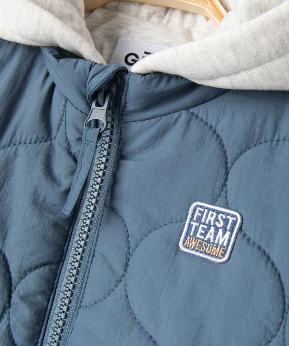 Doudoune à capuche doublé jersey bébé garçon  vue3 - GEMO(BEBE DEBT) - GEMO