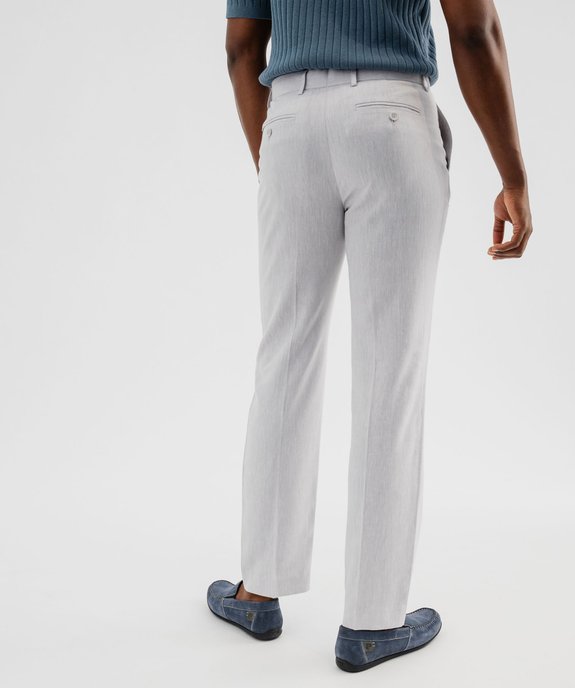 Pantalon de costume ajusté homme vue3 - GEMO 4G HOMME - GEMO