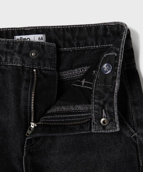 Jean wide leg avec taille ajustable garçon vue2 - GEMO (ENFANT) - GEMO