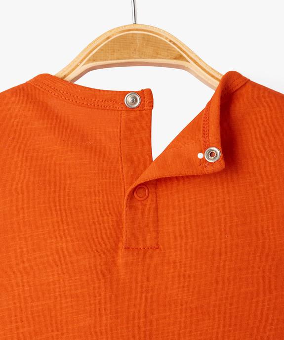 Combishort avec inscription bébé garçon vue4 - GEMO(BEBE DEBT) - GEMO