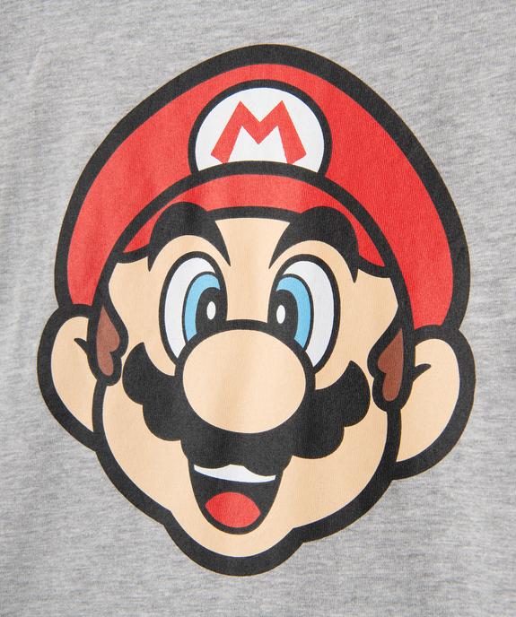 Pyjashort bicolore motif Mario garçon - Super Mario vue2 - MARIO - GEMO