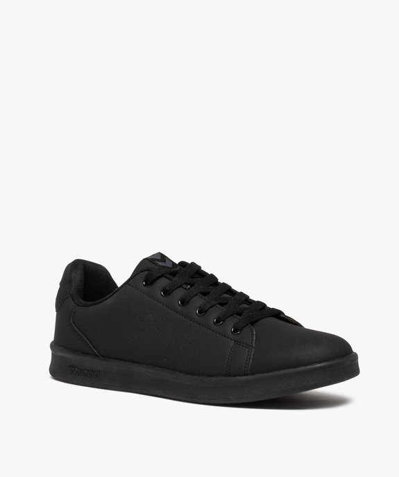 Baskets homme monochromes à lacets - Hummel vue2 - HUMMEL - GEMO