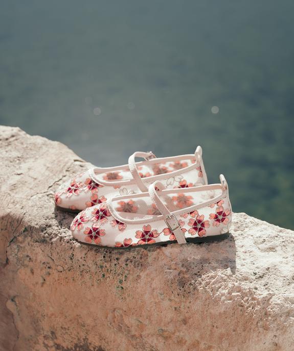 Ballerines en toile résille brodée fille - Lovely Wings vue1 - LOVELY WINGS - GEMO
