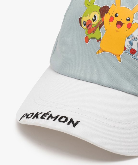 Casquette garçon imprimée - Pokemon vue2 - POKEMON - GEMO