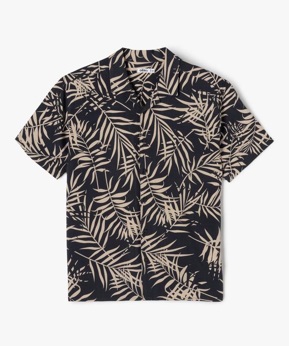 Chemise à manches courtes à motifs garçon vue1 - GEMO 4G GARCON - GEMO