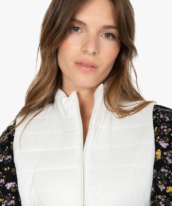 Blouson femme matelassé sans manches vue2 - GEMO(FEMME PAP) - GEMO