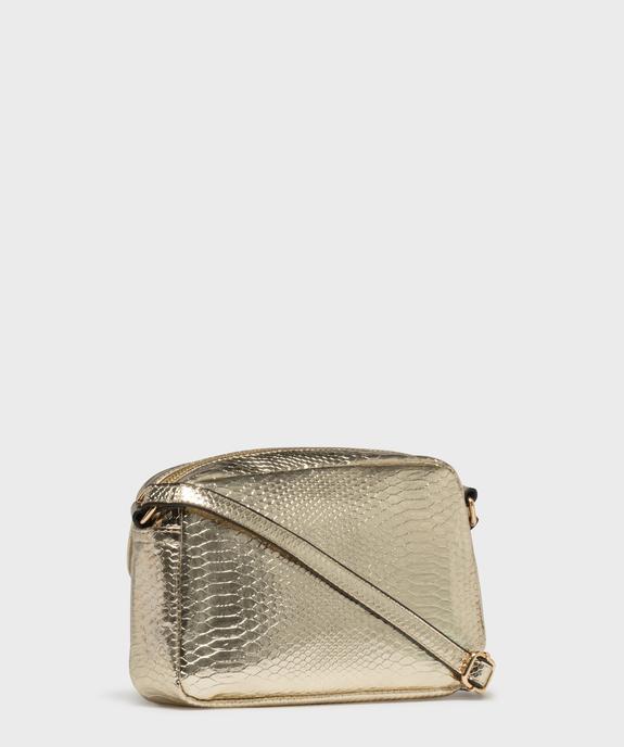 Sac à bandoulière en matière métallisée femme vue2 - GEMO (ACCESS) - GEMO