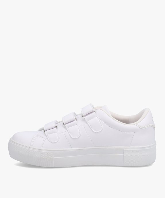 Baskets femme unies à scratch – Ellesse Virgin vue3 - ELLESSE - GEMO