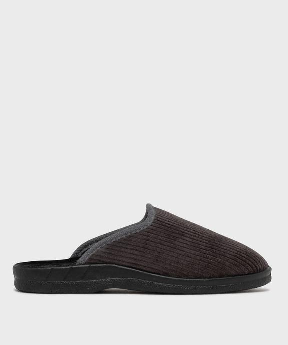 Chaussons mules confort en velours côtelé homme vue1 - G'FLEX - GEMO