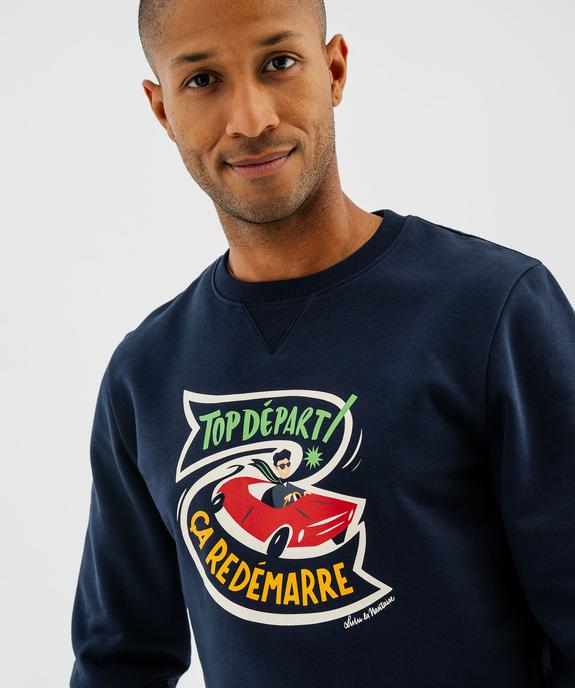 Sweat avec motif vintage homme - Gémo x Lulu la Nantaise vue3 - GEMO 4G HOMME - GEMO