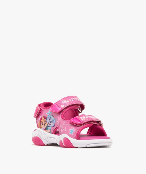 Sandales sport à semelle lumineuse bébé fille - La Pat'Patrouille vue2 - PAT PATROUILLE - GEMO