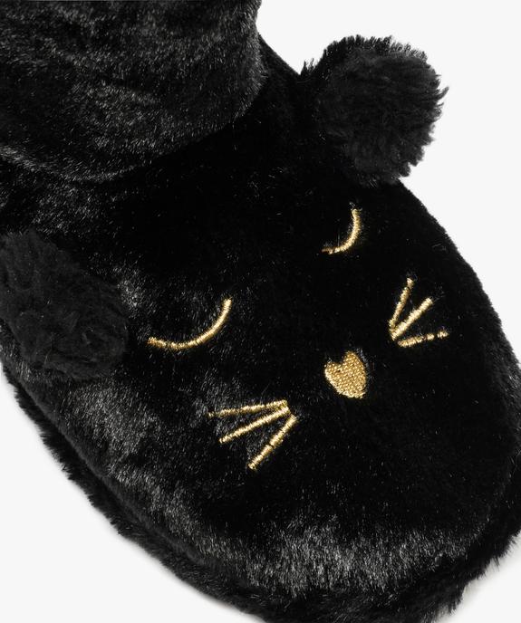 Chaussons montants   avec motif animal et oreilles  relief vue6 - GEMO(HOMWR FEM) - GEMO