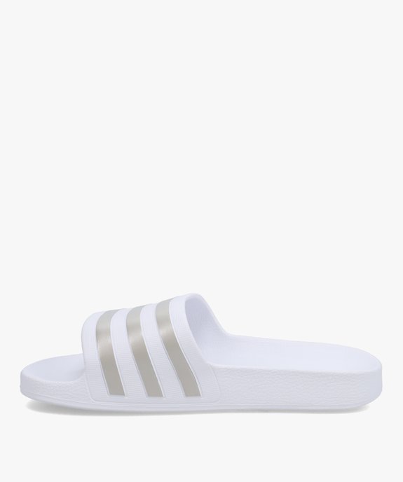 Mules de piscine femme bicolores – Adidas Adilette Aqua vue3 - ADIDAS - GEMO