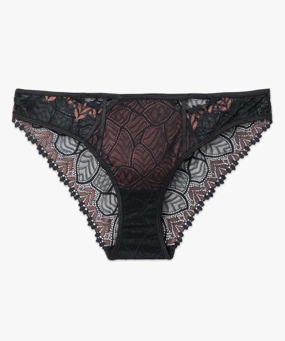Culotte femme en dentelle vue4 - GEMO(HOMWR FEM) - GEMO