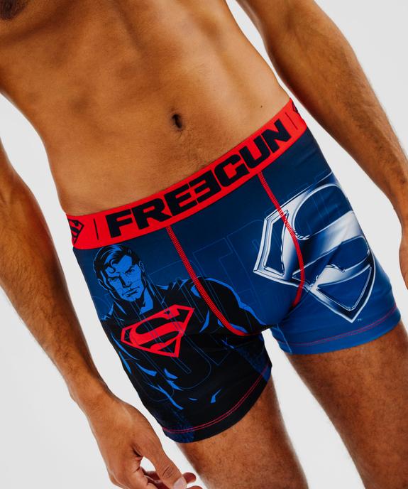 Boxer microfibre douce imprimée Superman homme - Freegun vue2 - FREEGUN - GEMO