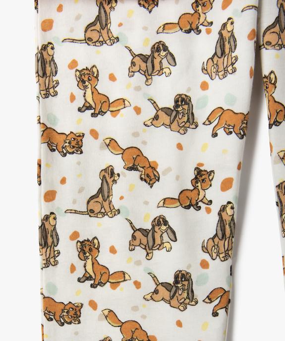 Pyjama fille avec motif Rox et Rouky - Disney vue2 - DISNEY DTR - GEMO