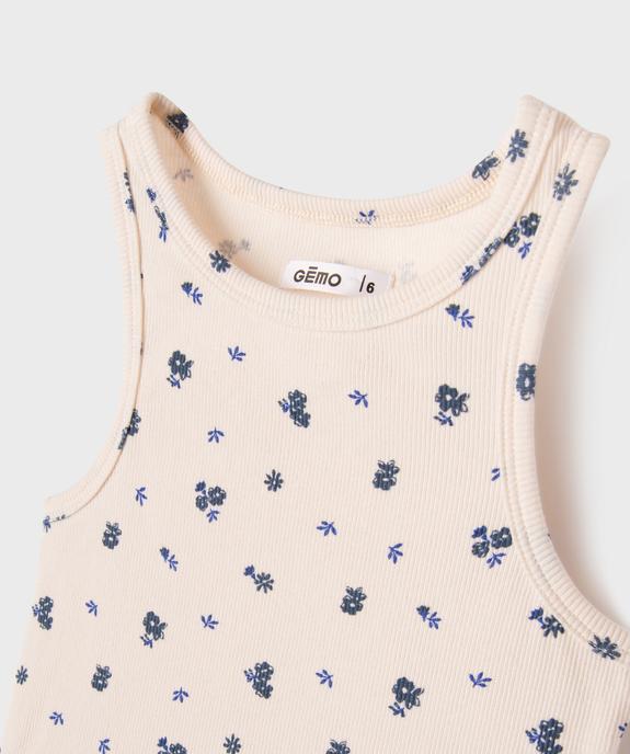 Débardeur en maille côtelée fille vue2 - GEMO (ENFANT) - GEMO
