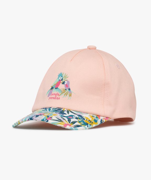 Casquette à motifs exotiques bébé fille vue1 - GEMO(BEBE DEBT) - GEMO