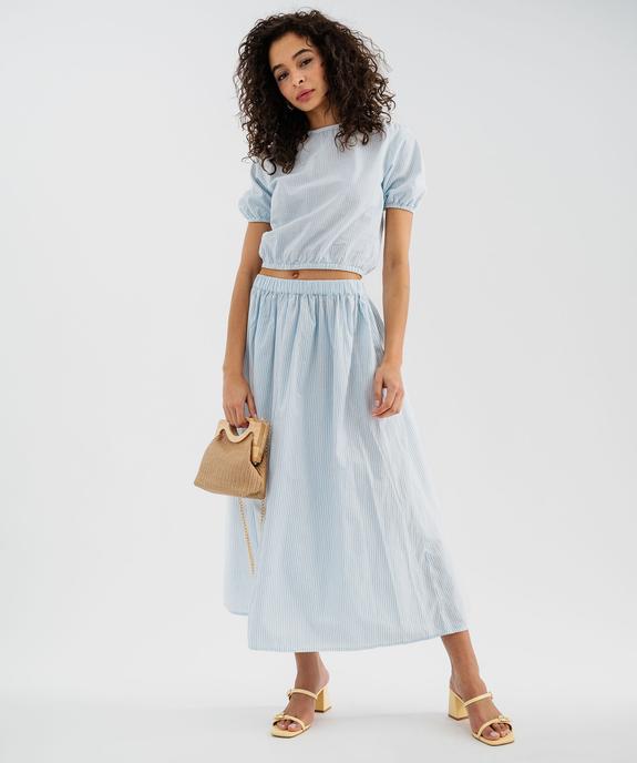 Blouse manches courtes à rayures femme vue4 - GEMO(FEMME PAP) - GEMO