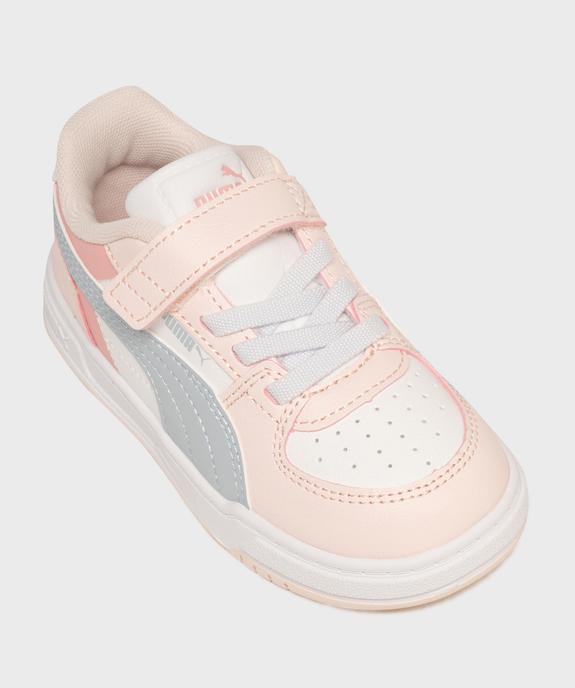 Baskets basses Caven III Block  AC+ à scratch fille - Puma vue5 - PUMA - GEMO
