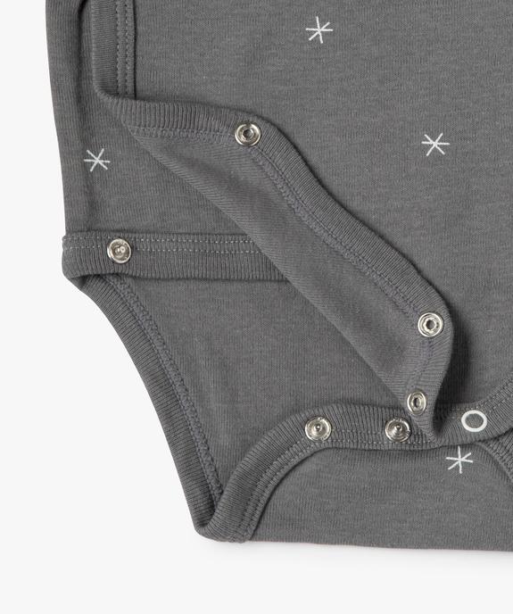 Body bébé manches courtes fermeture croisée (lot de 3) - GEMO 4G BEBE Body bébé manches courtes fermeture croisée (lot de 3) vue4 - GEMO 4G BEBE - GEMO