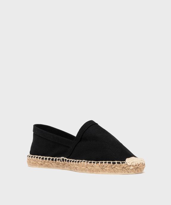 Espadrilles classiques en coton et corde femme vue2 - GEMO (PLAGE) - GEMO