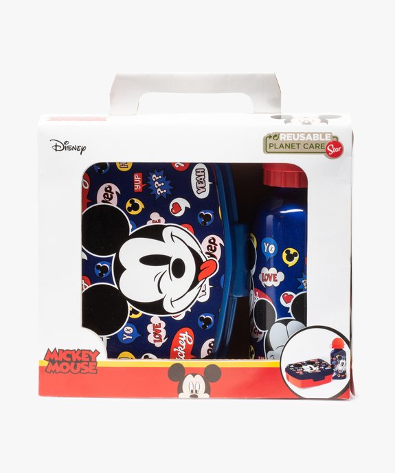 Set boîte à sandwich et gourde en aluminium - Mickey vue2 - MICKEY & MINNIE - GEMO