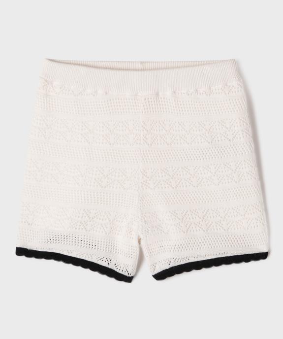 Short en maille crochetée fille vue2 - GEMO (ENFANT) - GEMO