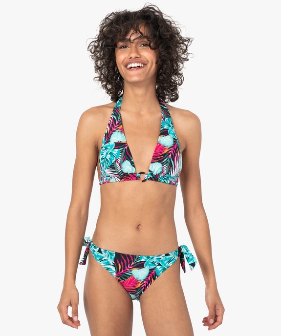 Bas de maillot de bain femme forme culotte vue3 - GEMO 4G FEMME - GEMO