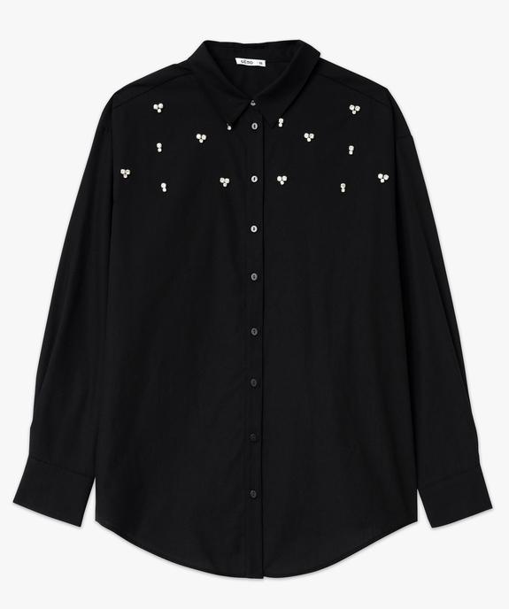 Chemise manches longues à strass femme vue4 - GEMO(FEMME PAP) - GEMO