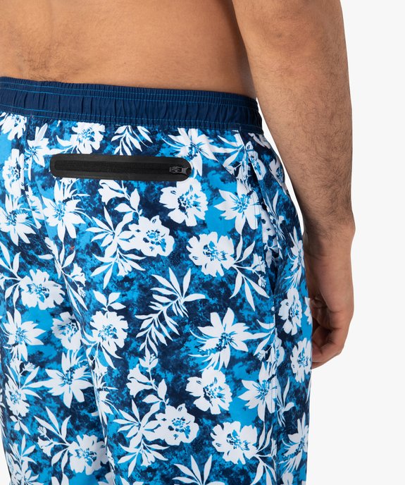 Short de surf homme à motifs fleuris vue5 - GEMO (PLAGE) - GEMO