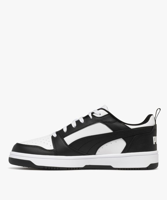 Baskets homme low-cut style rétro à lacets Rebound V6 - Puma vue3 - PUMA - GEMO