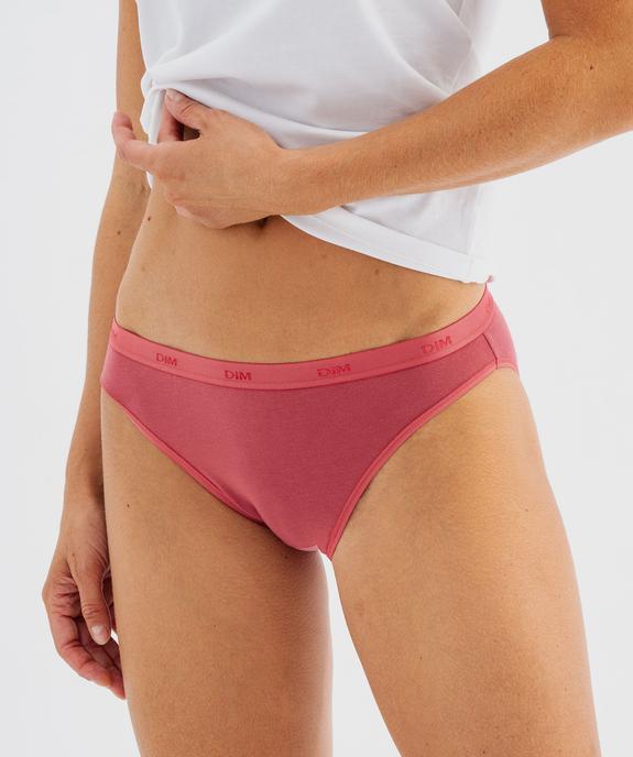 Culottes en coton stretch femme (lot de 5) - Les Pockets Eco DIM vue7 - DIM - GEMO