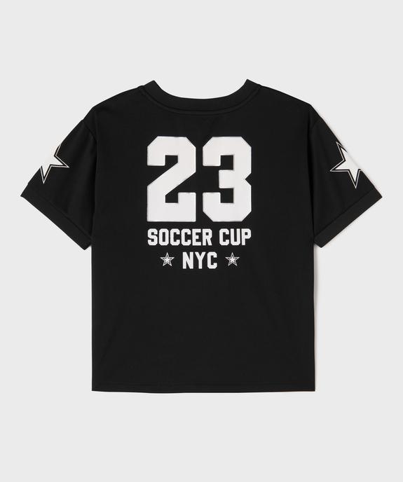 Tee-shirt de sport imprimé à manches courtes fille vue3 - GEMO (JUNIOR) - GEMO