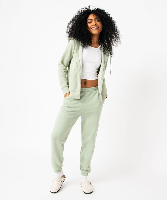 Sweat zippé à capuche femme vue5 - GEMO(FEMME PAP) - GEMO