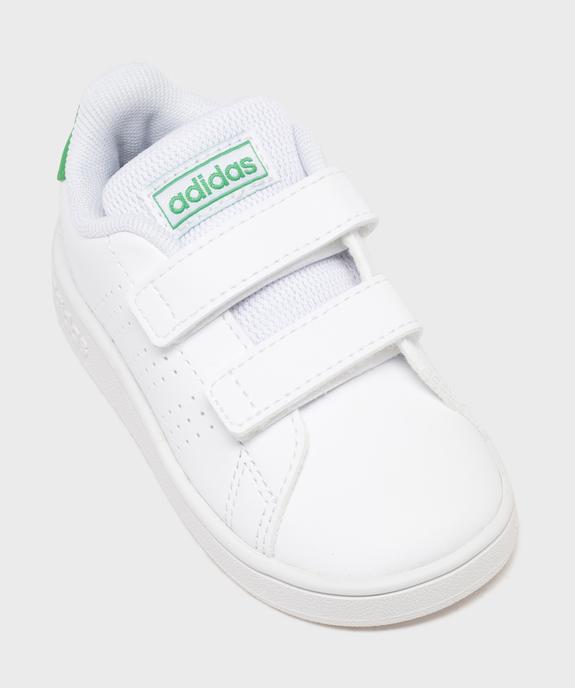 Baskets basses à scratch modèle Advantage bébé garçon - Adidas vue5 - ADIDAS - GEMO