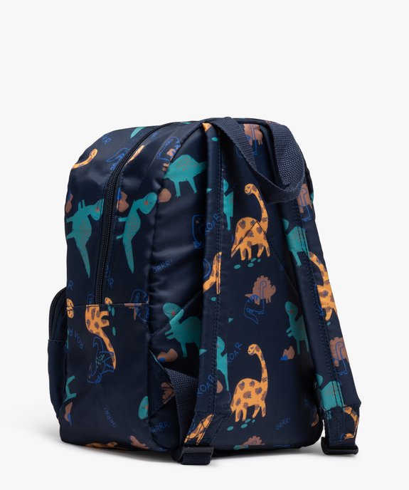 Sac à dos en toile à motifs dinosaures garçon vue2 - GEMO(BEBE DEBT) - GEMO